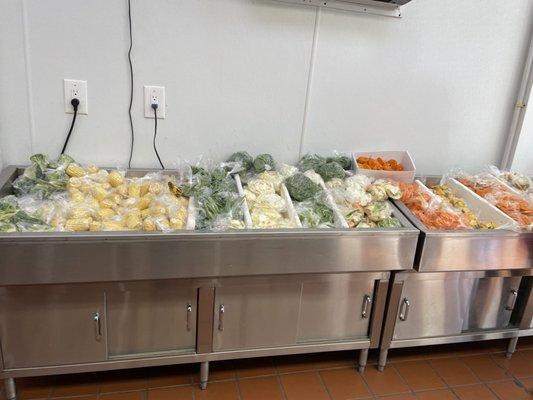 Pick vegetables you would like