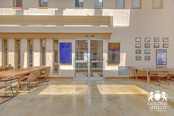 Feel safe & secure here and we have refreshments and snacks for sale, plus free coffee for every policy review. Stop by with an appointment