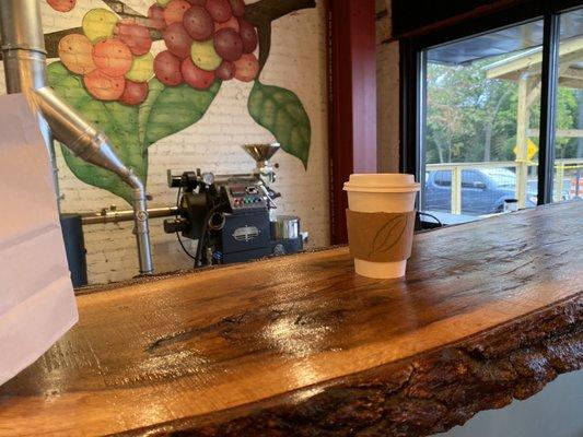 Latte to go.