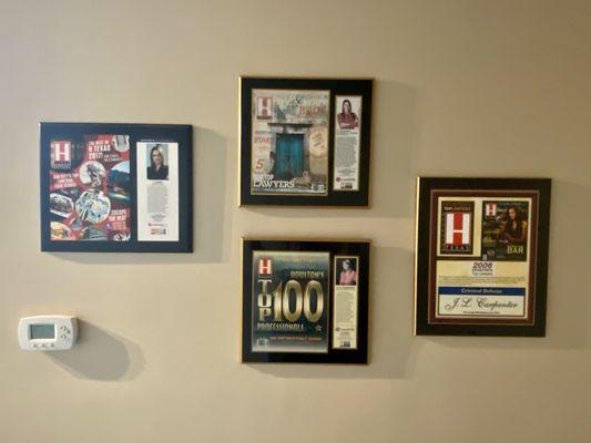 JL Carpenter Law Recognitions