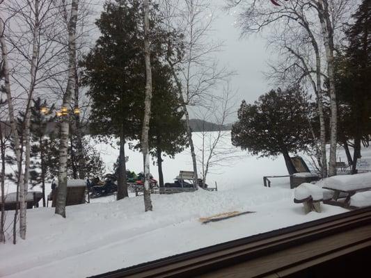 Boot Lake in January.