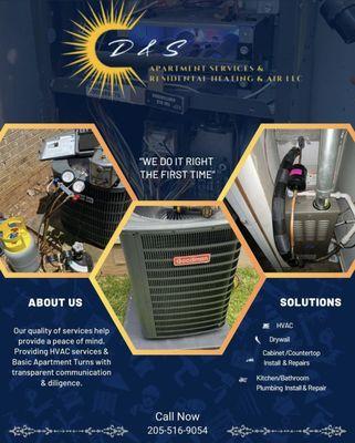 D&S Apartment Services and Residential Heating And Air