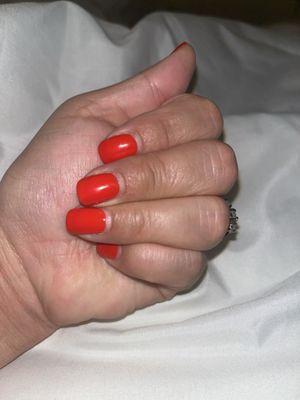 Manicure pedicure wax $90