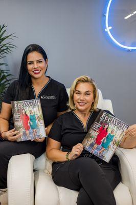 On the cover of FeelWell magazine!