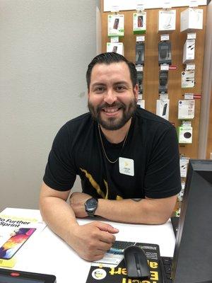 The greatest store manager ever awesome customer customer and a great smile