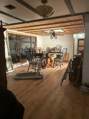 From the room that was redone