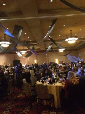 Dinner set up- NYE 2016. Not nearly as nice as it used to be.