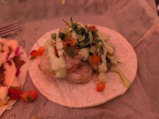 Ceviche Taco replaced lettuce wrap with tortilla