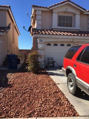 Covered it with rock