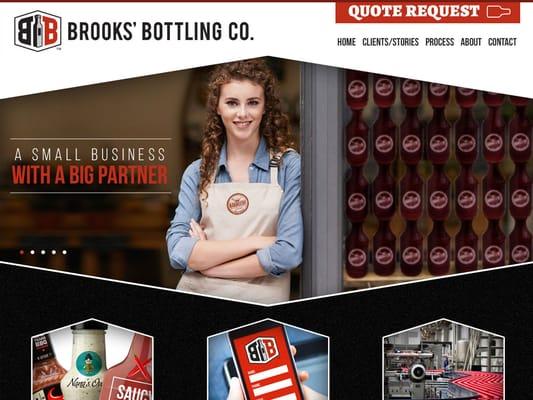 Effusion Creative Solutions :: Brooks Bottling Website Design