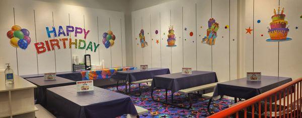 Open Play Party Area