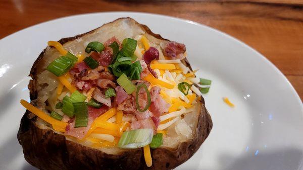 Loaded potato was yummy