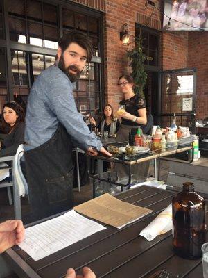 Josh's Bloody Mary Cart