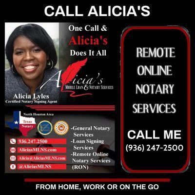 Alicia’s Mobile Loan & Notary Services