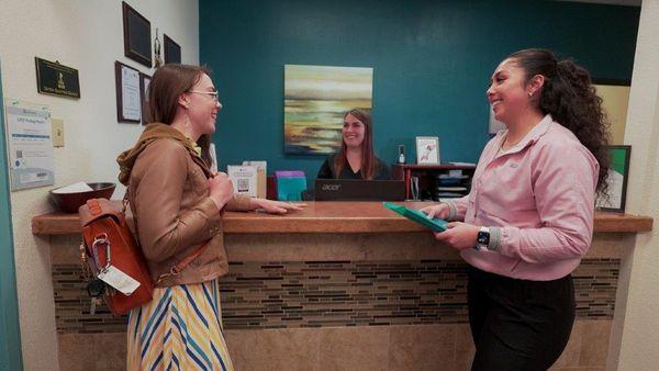 Warm and friendly front desk staff and team at Rio Rancho Smiles