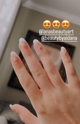 Gold fleck