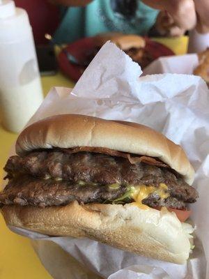 Double bacon cheese burger
