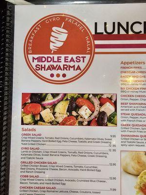 Middle East Shawarma