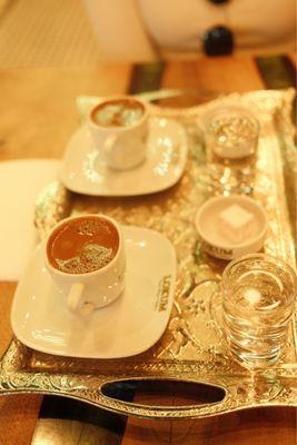 Turkish coffee and delight (orange)