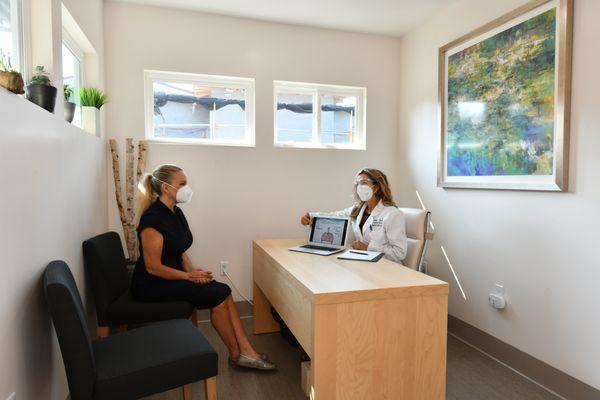 Consultations are done over telemedicine, or full PPE & disinfection precautions are taken when in person consultations are necessary.