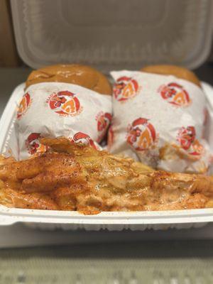 Asads 2 2x Sliders With Fries