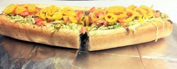 Offer 9" or 14" loaded subs hot/cold