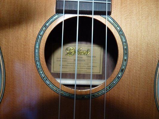 Rosette is abalone mother of pearl.