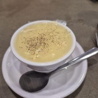 Lemon Chicken Rice Soup was my choice with Spinach Pie Dinner. 6/11/2025