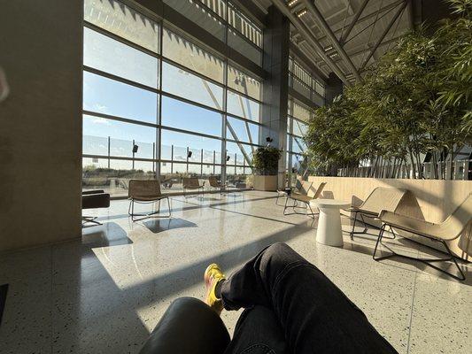 View from back northwest corner of small indoor area