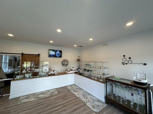 Inside of the showroom