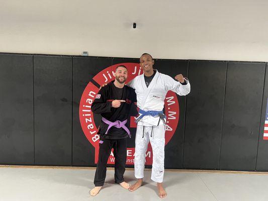 I met Mason at a competition last season and he invited me to A team for a training session. Awesome experience!