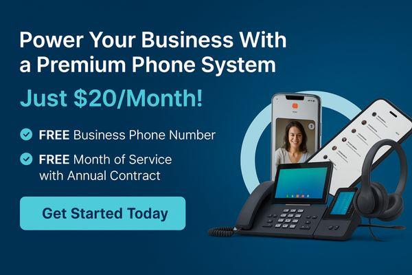 Keep your current number or bean a new one! Intelligent call Routing, no calling caps, CRM integration, phone apps that travel with you!
