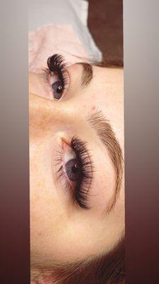 Hybrid cat eye effect