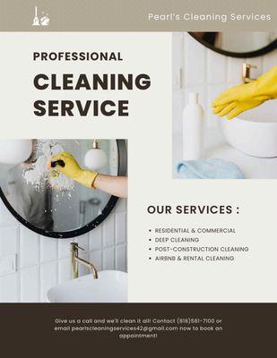 Pearl’s Cleaning Service