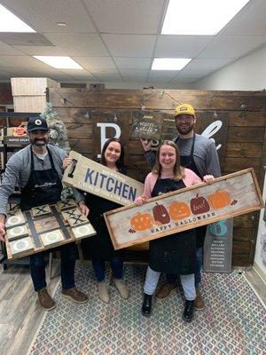 Our finished products!