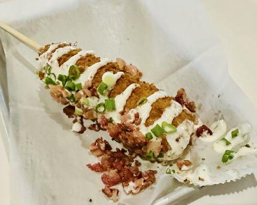 Bacon-ranch corndog