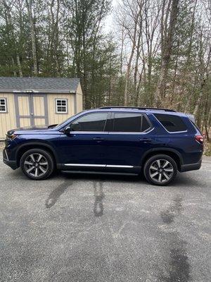 Tinted front windows