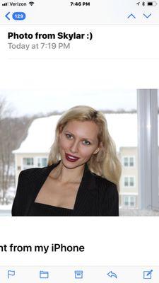 Skylar Croft: Model, Author loves Laurie's Skincare and Natural Dual Lip Stain & Lip Gloss. Visit www.laurielombardi.cim