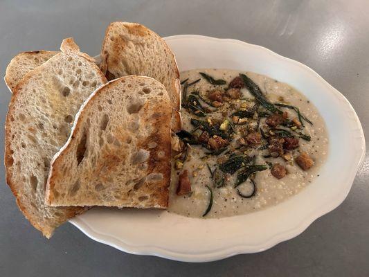 Bean Dip with Sourdough