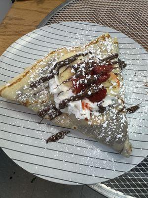 Our Strawberry, Banana, Nutella Crêpe