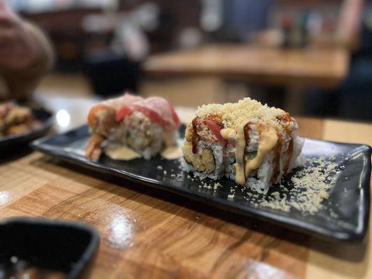 Kiss Me Roll and Taste Like My X-Girlfriend Roll (half)