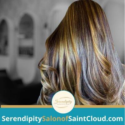 Balayage at Serendipity Salon of ST Cloud Kissimmee