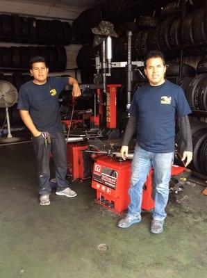 Juan and his employee awesome guys