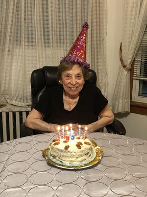 Flo is celebrating her 95th birthday with her new cochlear implant.