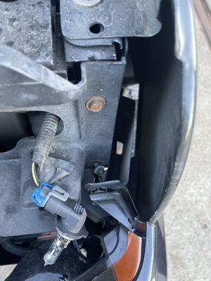 Loose hardware after his repairs