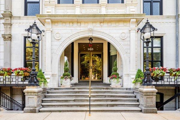 We are located at the historic Vendome building in Boston's Back Bay.