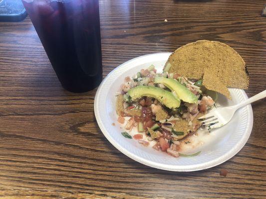 Shrimp ceviche
