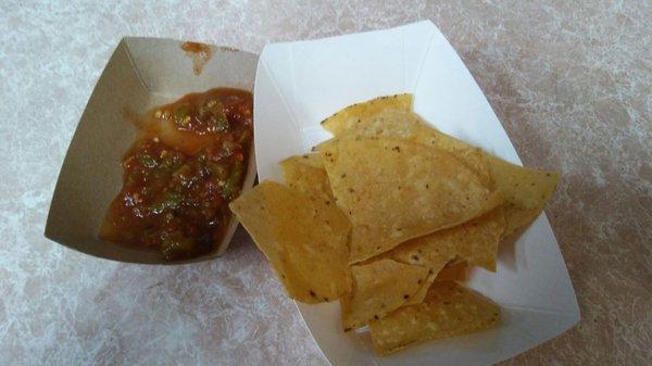 Tostadas and salsa!