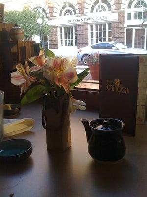 Our favorite corner table.