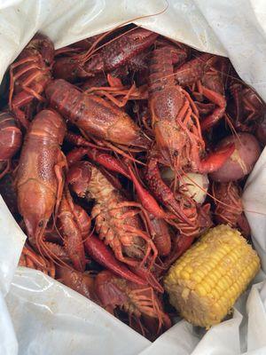 Good heat. 5 lb for $35 includes 1 dip, 1 corn and 2 potatoes